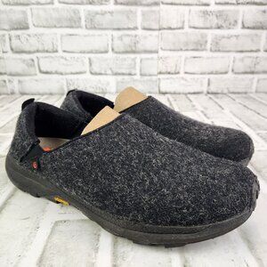 Topo Athletic Rekovr 2 Men's Size 9. 5 Black Wool Comfort Recovery Slip On Shoes